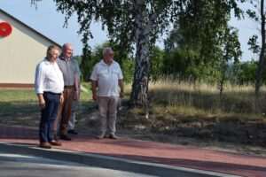 Nowy chodnik w Baranowie już gotowy i oddany do użytku