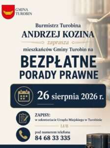 Bezpłatne porady prawne w Turobinie. Zapisy już trwają