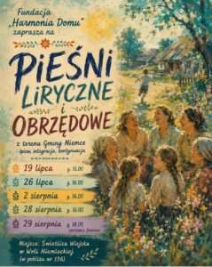 Tradycyjne pieśni zabrzmią w Woli Niemieckiej. Dwa sierpniowe spotkania w gminie Niemce