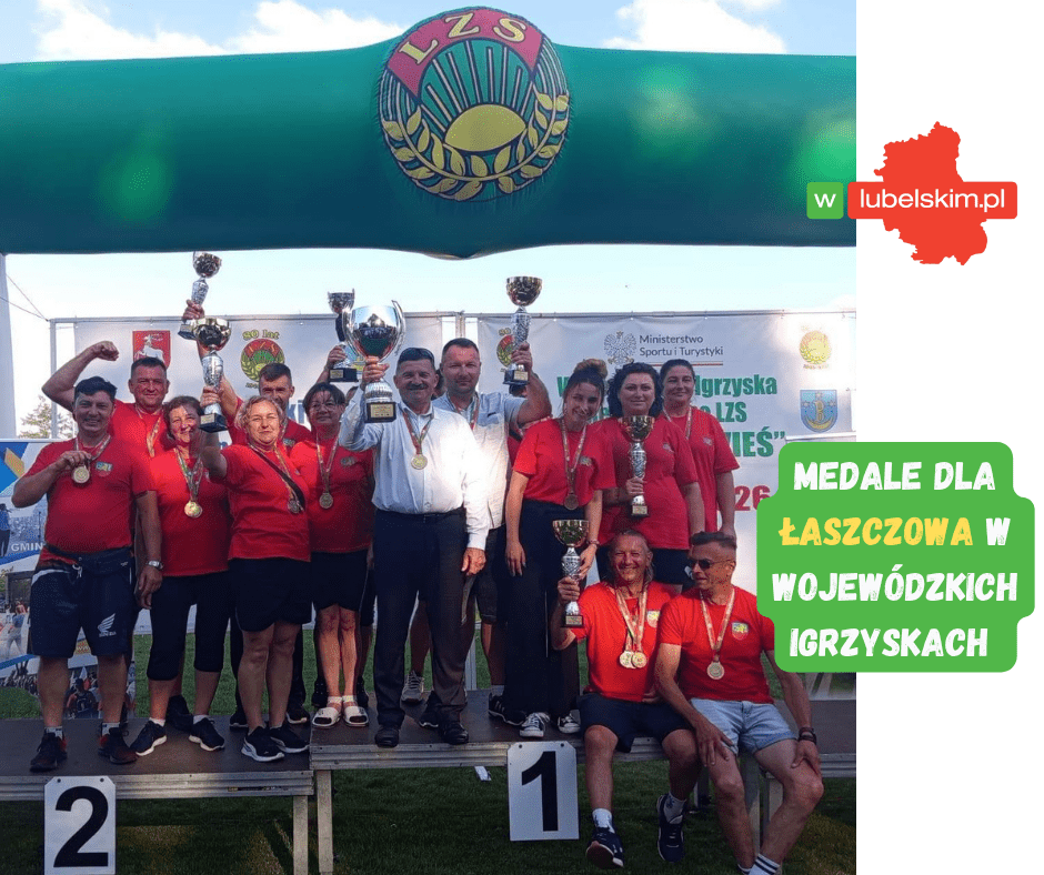 Gmina Łaszczów wśród najlepszych na igrzyskach LZS