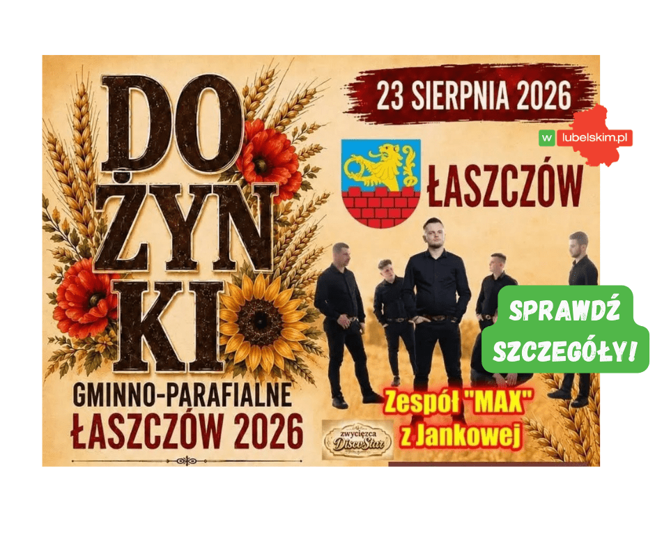 Dożynki Gminno-Parafialne w Łaszczowie. Znamy program