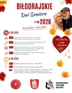 Biłgorajskie Dni Seniora 2026 już 4 i 5 września