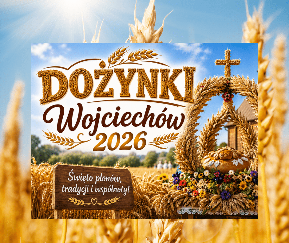 Dożynki w Wojciechowie 2026. Święto plonów już 23 sierpnia