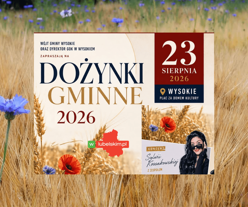 Dożynki w Wysokiem już 23 sierpnia. Soleo gwiazdą wieczoru!