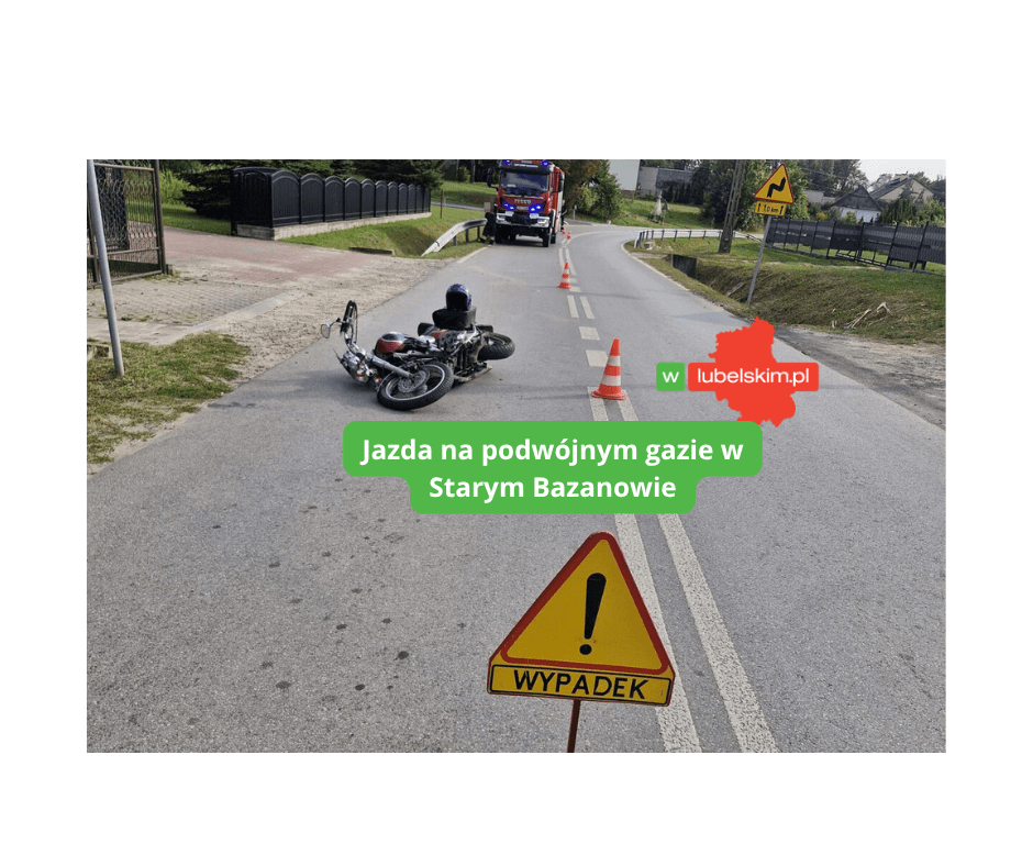 Motocyklista z 1,2 promila uderzył w bariery