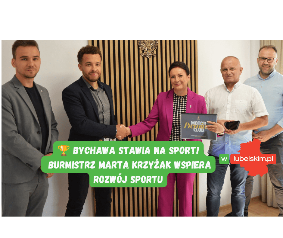 Bychawa chce rozwijać sport. Spotkanie z przedstawicielami Motoru Lublin