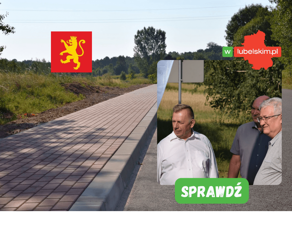 Nowy chodnik w Baranowie już gotowy i oddany do użytku