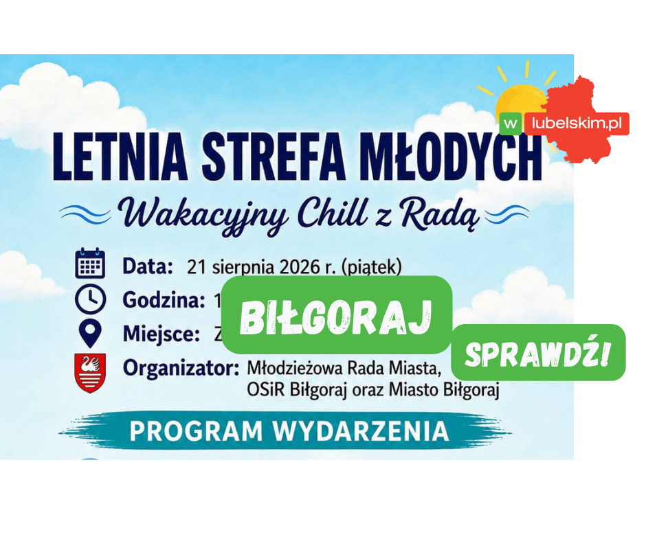Letnia Strefa Młodych 2026 nad Zalewem Bojary