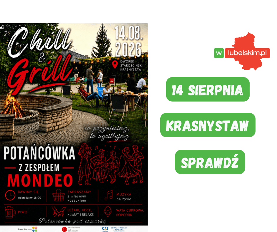 Chill & Grill w Krasnymstawie. Zagra zespół Mondeo