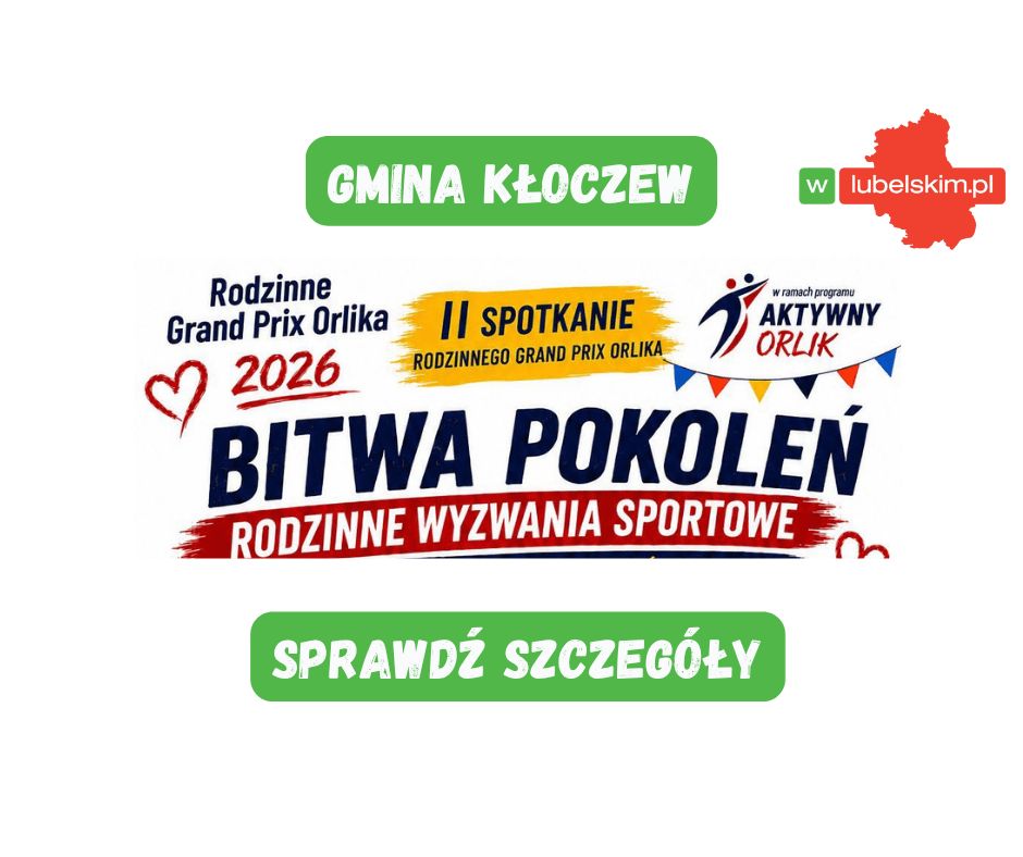 Bitwa Pokoleń w Kłoczewie. Rodziny staną do sportowej rywalizacji