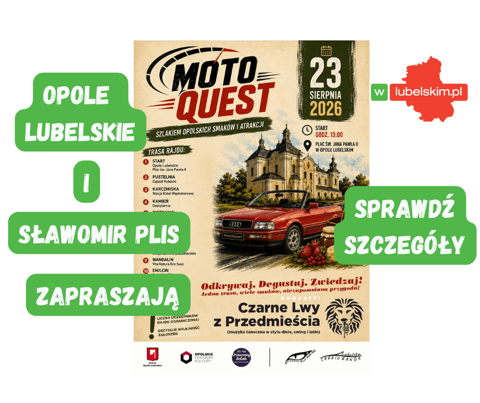 Moto Quest w Opolu Lubelskim. Rajd pełen smaków i atrakcji