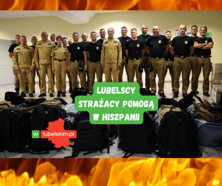 Lubelscy strażacy lecą do Hiszpanii. Pomogą w walce z pożarami
