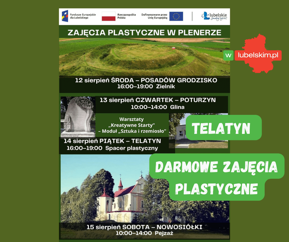 Warsztaty plastyczne w ramach Mostów Integracji w Telatynie