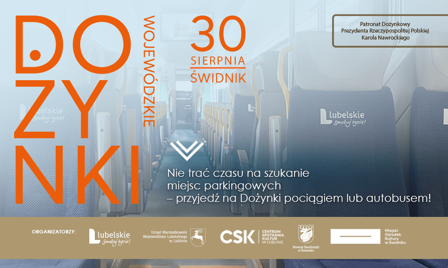 Dożynki Wojewódzkie 2026. Jak dojechać do Świdnika?