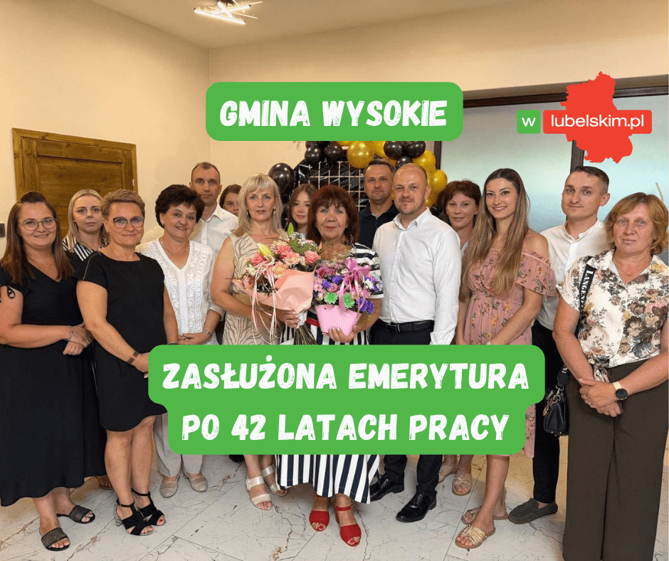 Gmina Wysokie dziękuje za 42 lata pracy bibliotekarki