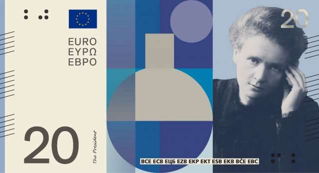 Maria Skłodowska-Curie na banknocie 20 euro? Jest głosowanie