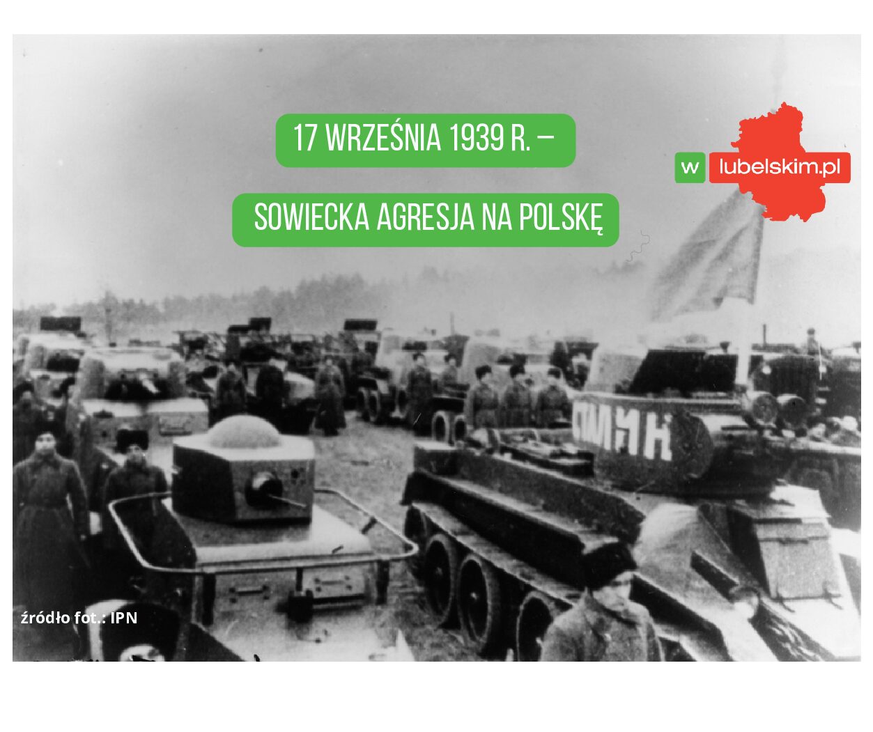 Drugi cios we wrześniu 1939 roku. 17 września wkroczyli Sowieci