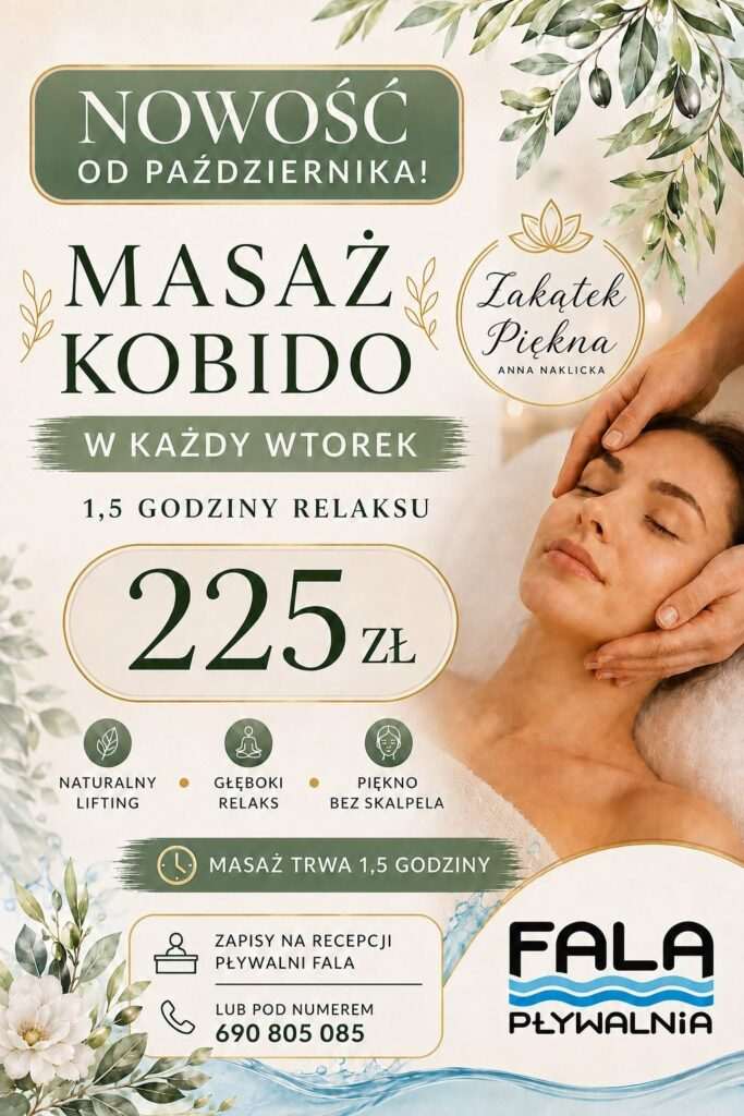 Pływalnia FALA w Hrubieszowie. Basen, sauna i masaże