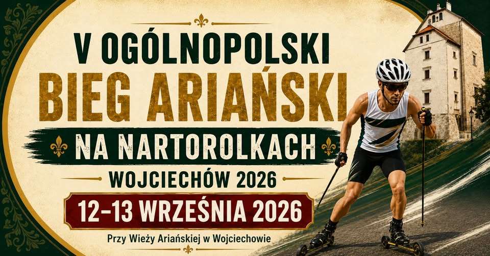 V Ogólnopolski Bieg Ariański na nartorolkach w Wojciechowie. Dwa dni sportowej rywalizacji