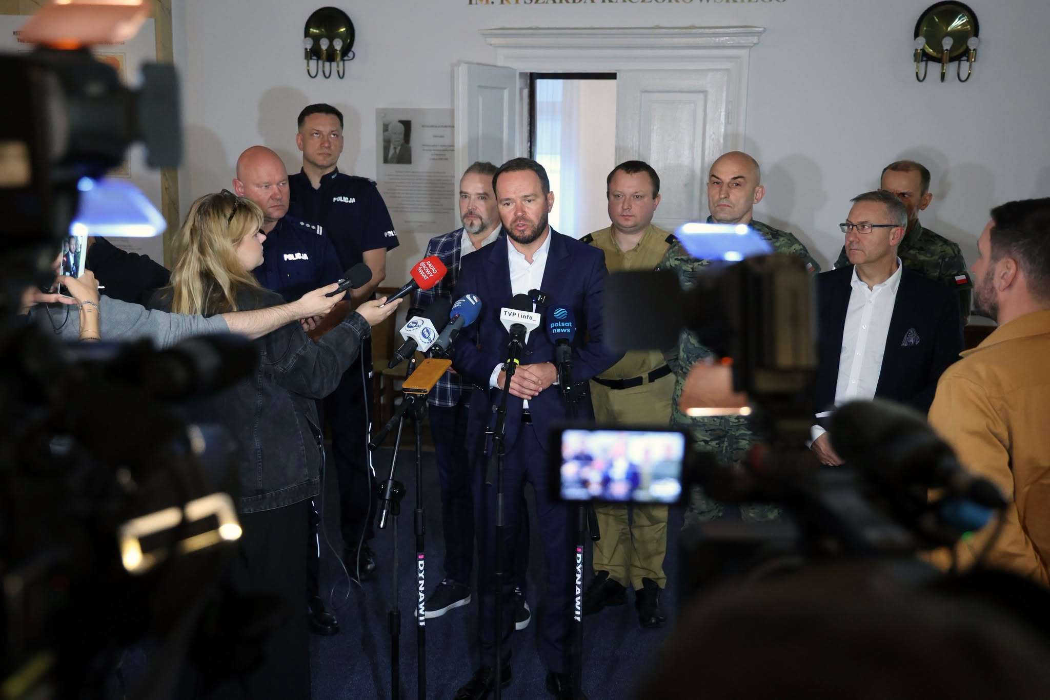 Sztab kryzysowy w Lublinie po alarmie z powietrza