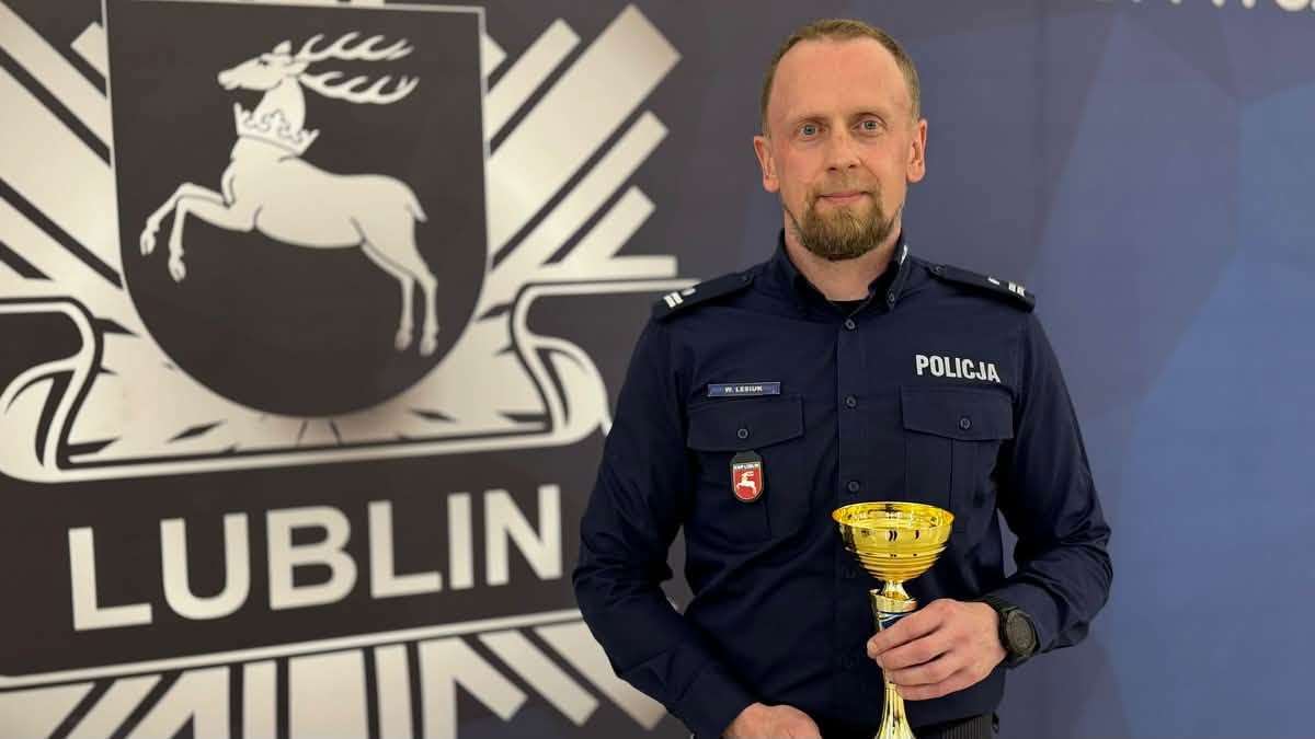 Policjant z Białej Podlaskiej wygrał konkurs