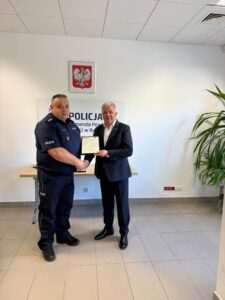 Gmina Kłoczew wsparła zakup radiowozu dla policji w Rykach
