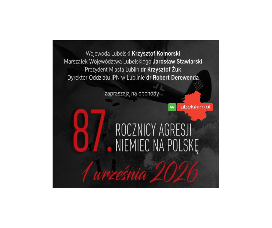 Lublin uczci 87. rocznicę niemieckiej agresji na Polskę. Program obchodów