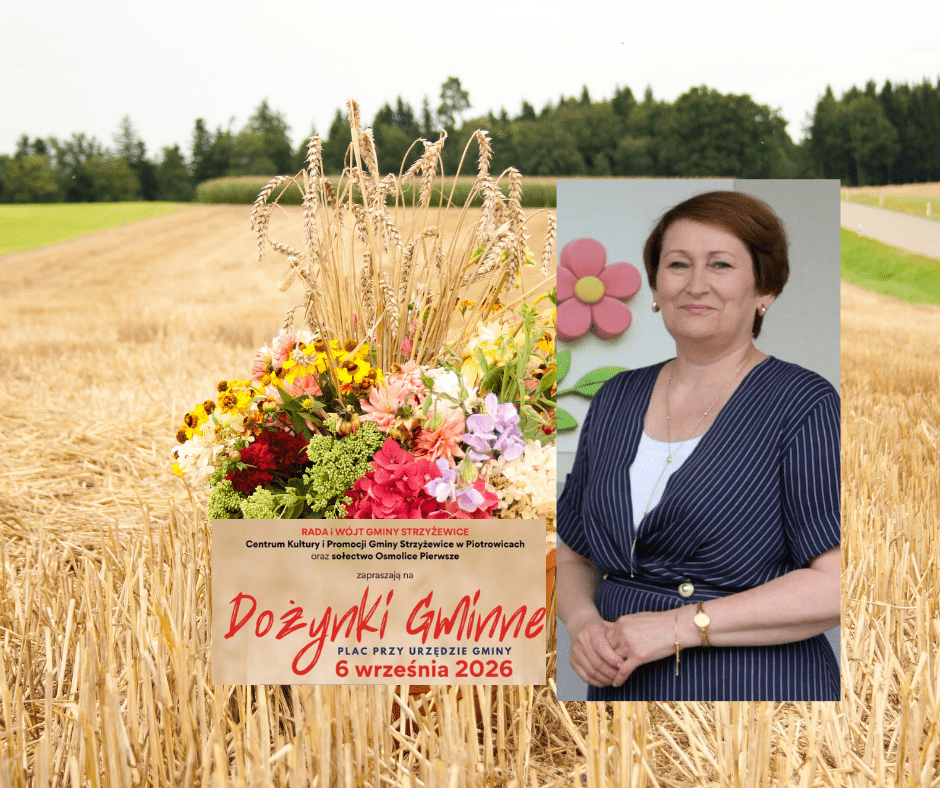 Dożynki Gminne 2026 w Strzyżewicach. Wójt Barbara Zdybel zaprasza na Święto Plonów