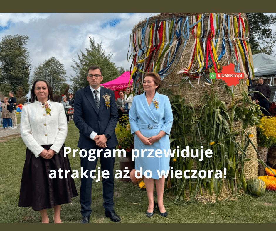 Dożynki Strzyżewice 2026 rozpoczęte. Korowód, wieńce i chleb dożynkowy