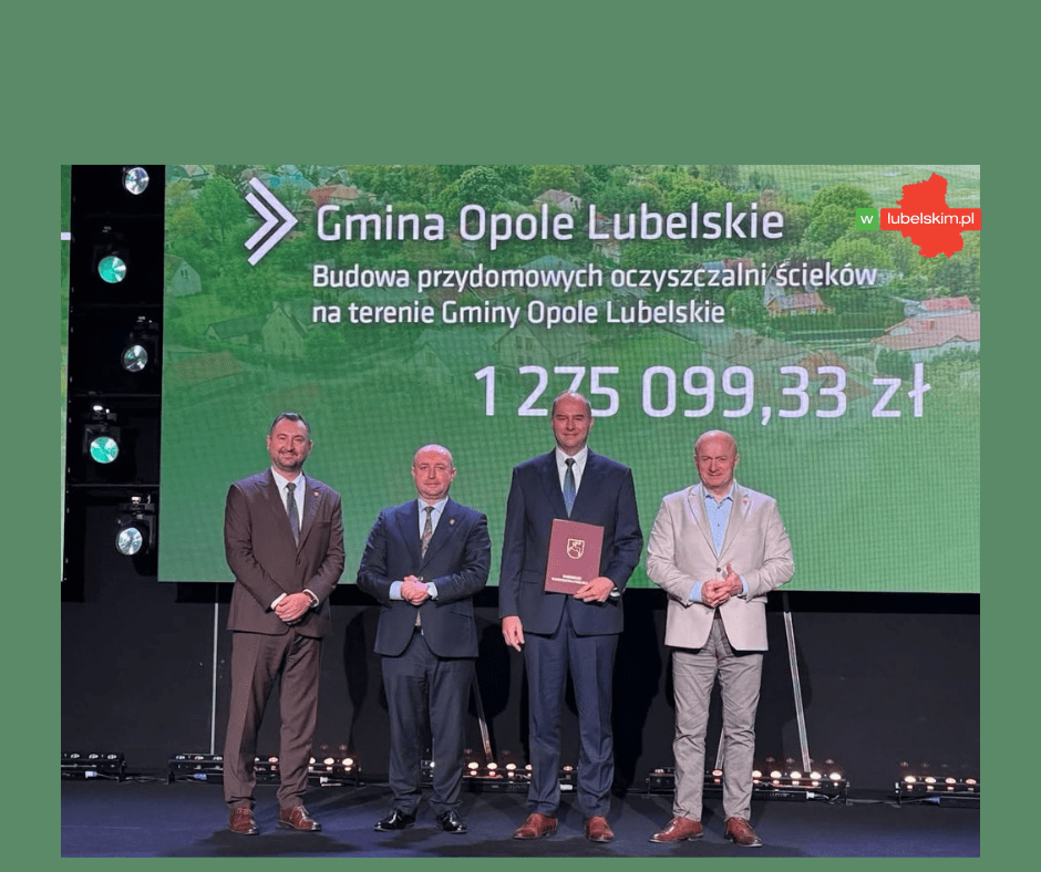52 przydomowe oczyszczalnie w Gminie Opole Lubelskie