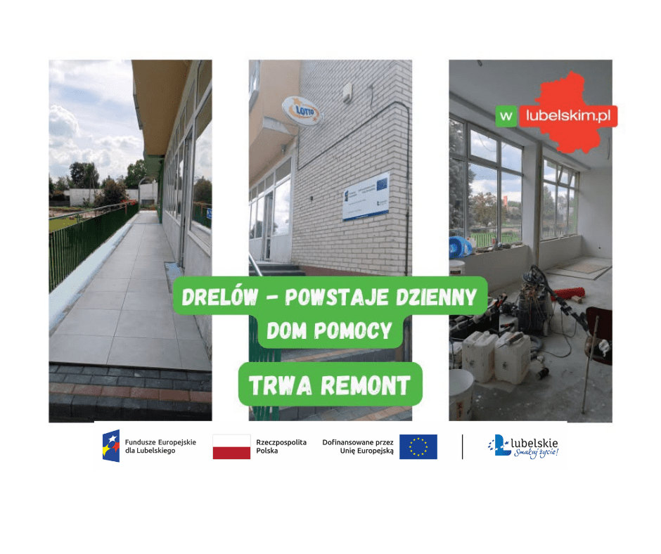 Drelów remontuje Dzienny Dom Pomocy. Nadal można się zgłaszać