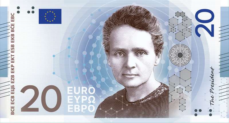 Maria Skłodowska-Curie na banknocie 20 euro? Jest głosowanie