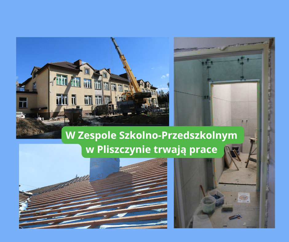 Pliszczyn: remont szkoły i inwestycja w bezpieczeństwo