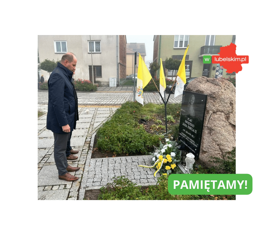 Symboliczny gest pamięci o św. Janie Pawle II w Opolu Lubelskim
