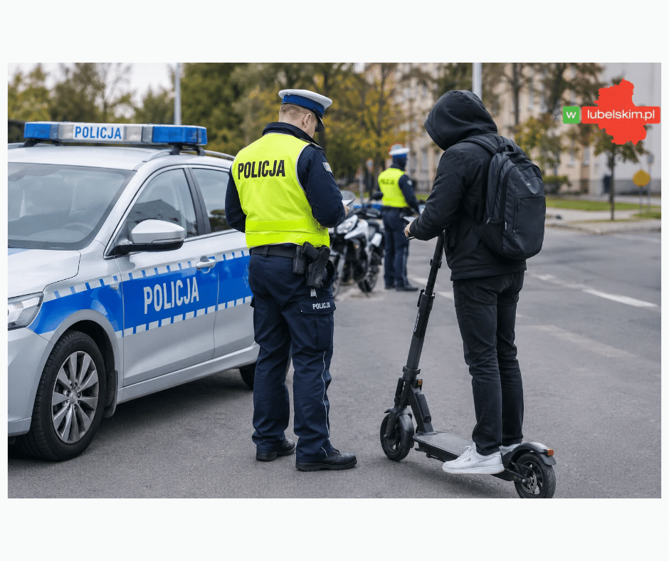 Rowerzyści, motocykliści i użytkownicy hulajnóg pod lupą policji. Akcja w Zamościu i powiecie