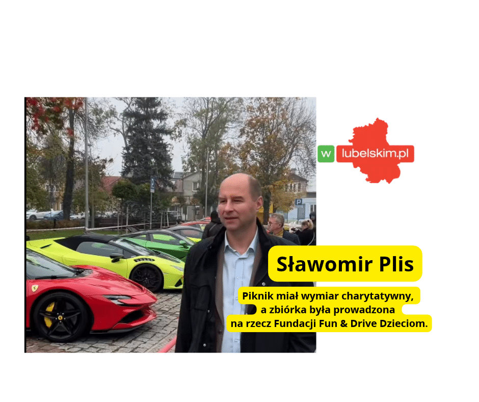 Supersamochody i pomoc dzieciom. Tak wyglądał piknik Fun & Drive w Opolu Lubelskim