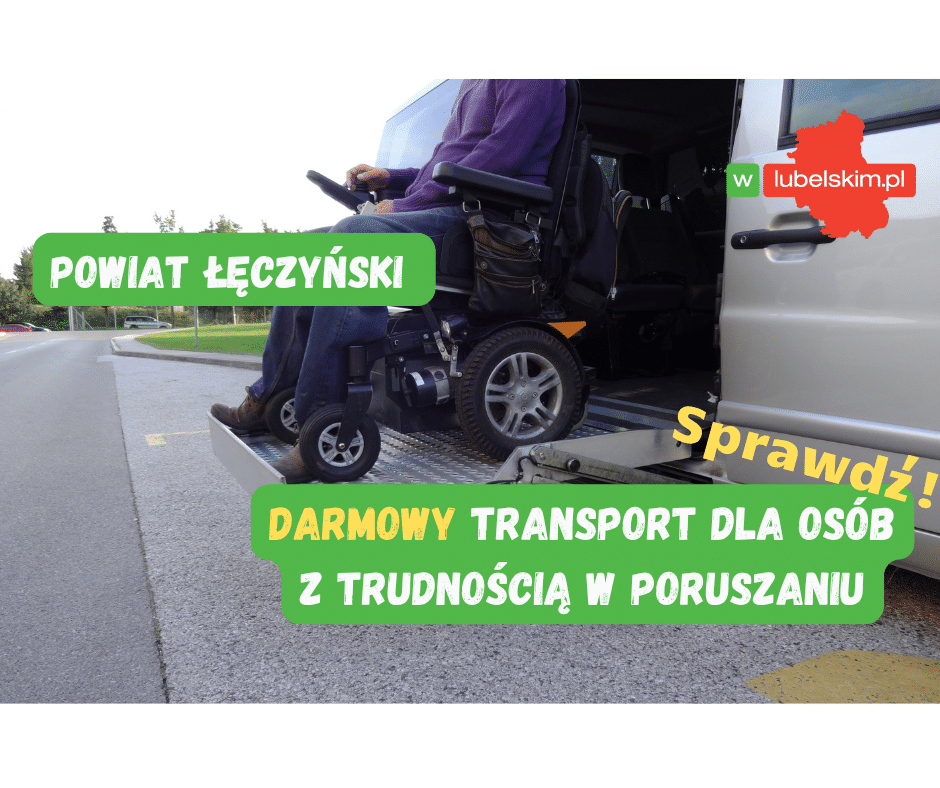 Transport door-to-door w powiecie łęczyńskim bez opłat