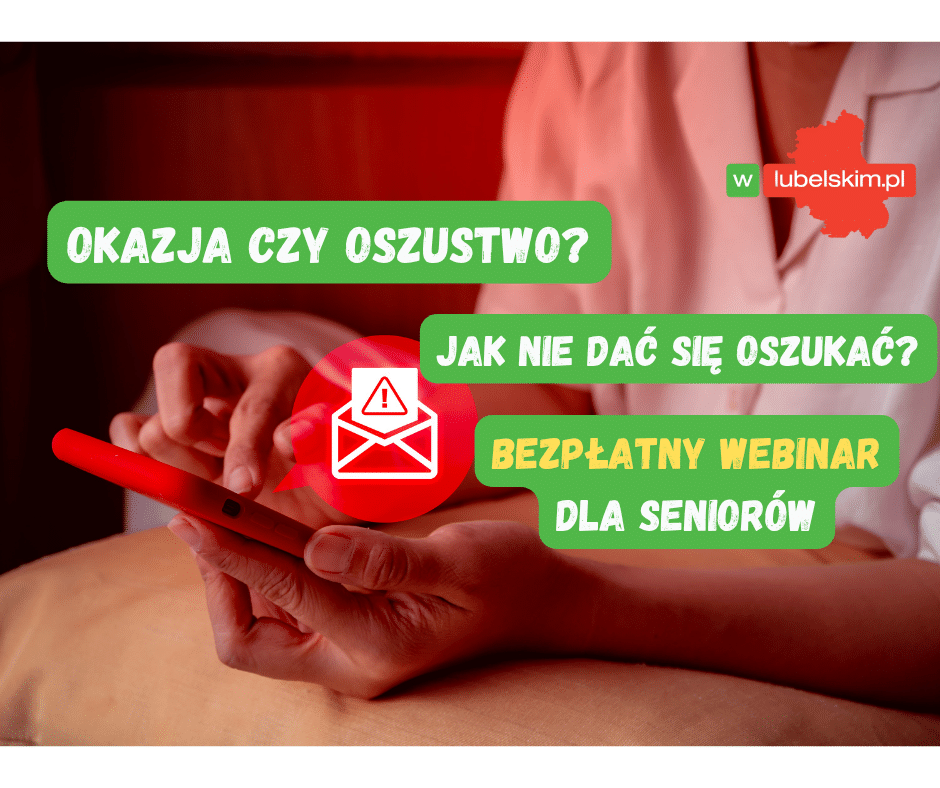 Webinarium dla seniorów. Jak nie dać się oszukać?
